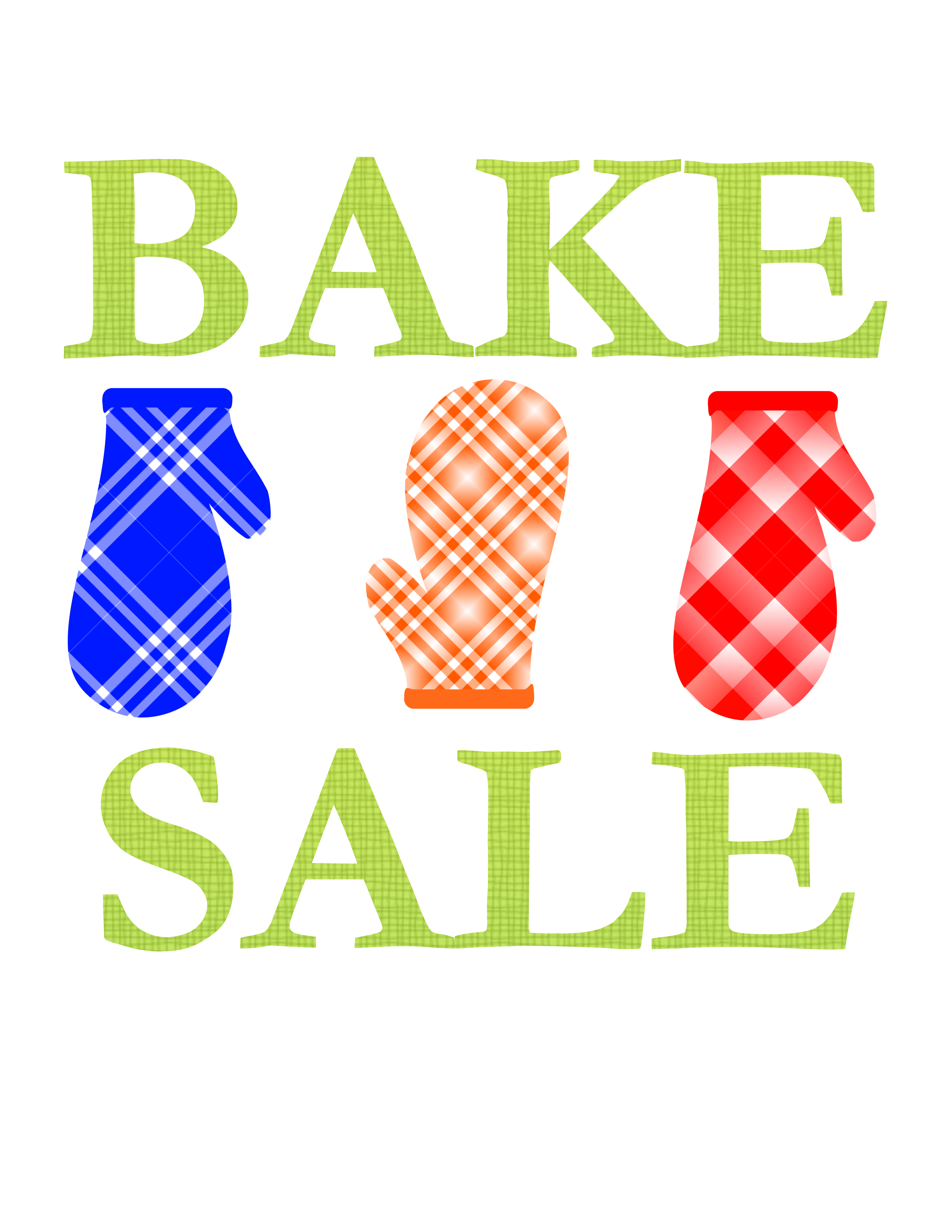 bake sale clip art