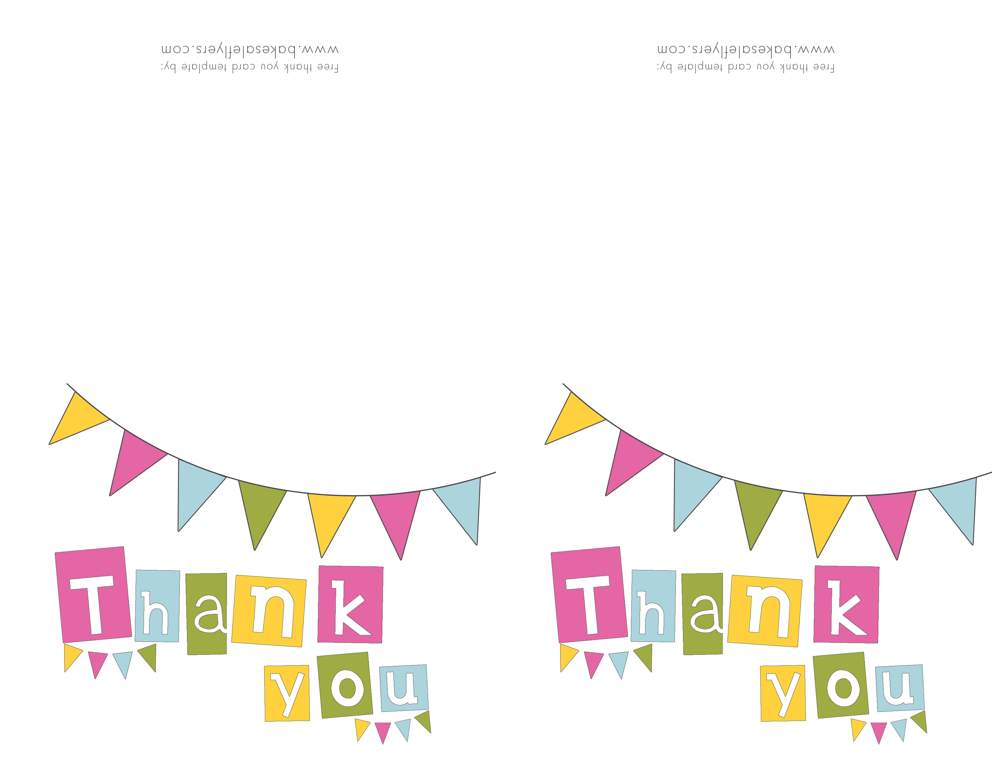 Free printable thank you cards Bake Sale Flyers Free Flyer Designs