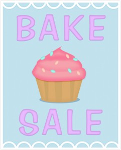 bake sale poster printable