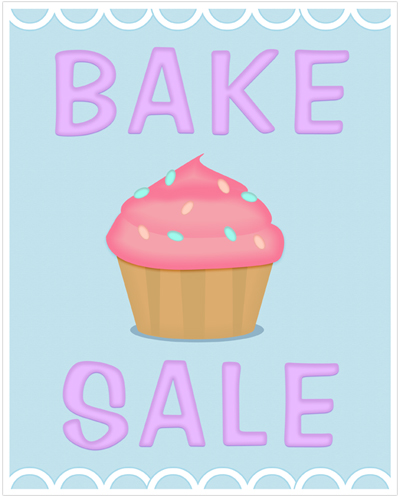 bake sale clip art