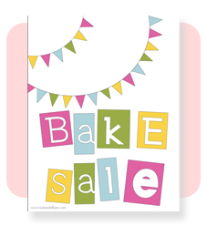 bake sale flyer image