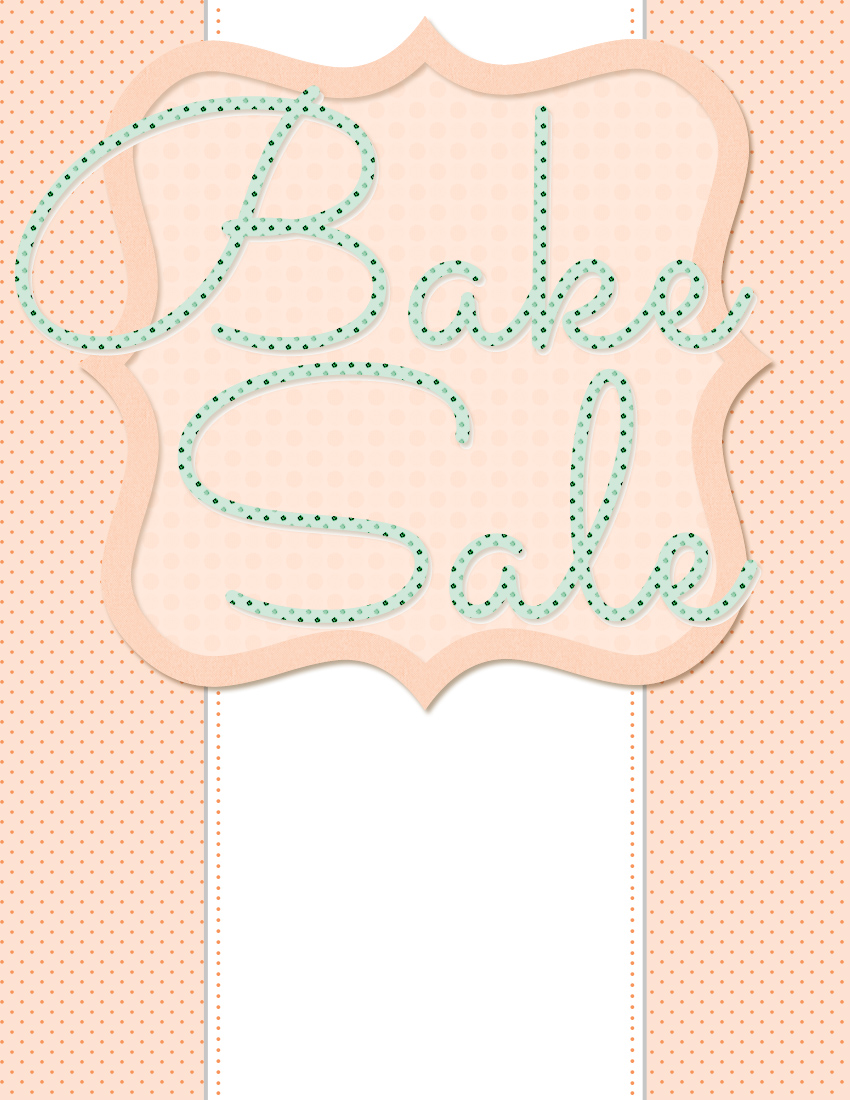 Spring Bake Sale Flyer Design Bake Sale Flyers Free Flyer Designs