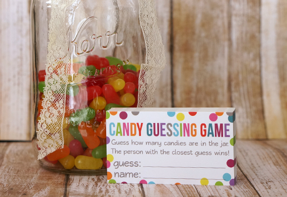 candy guessing game cards